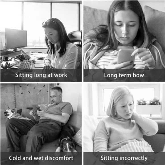 Neck Massager Cervical, Double Roller Shoulder Relaxer, Handheld - Picture 5 of 7